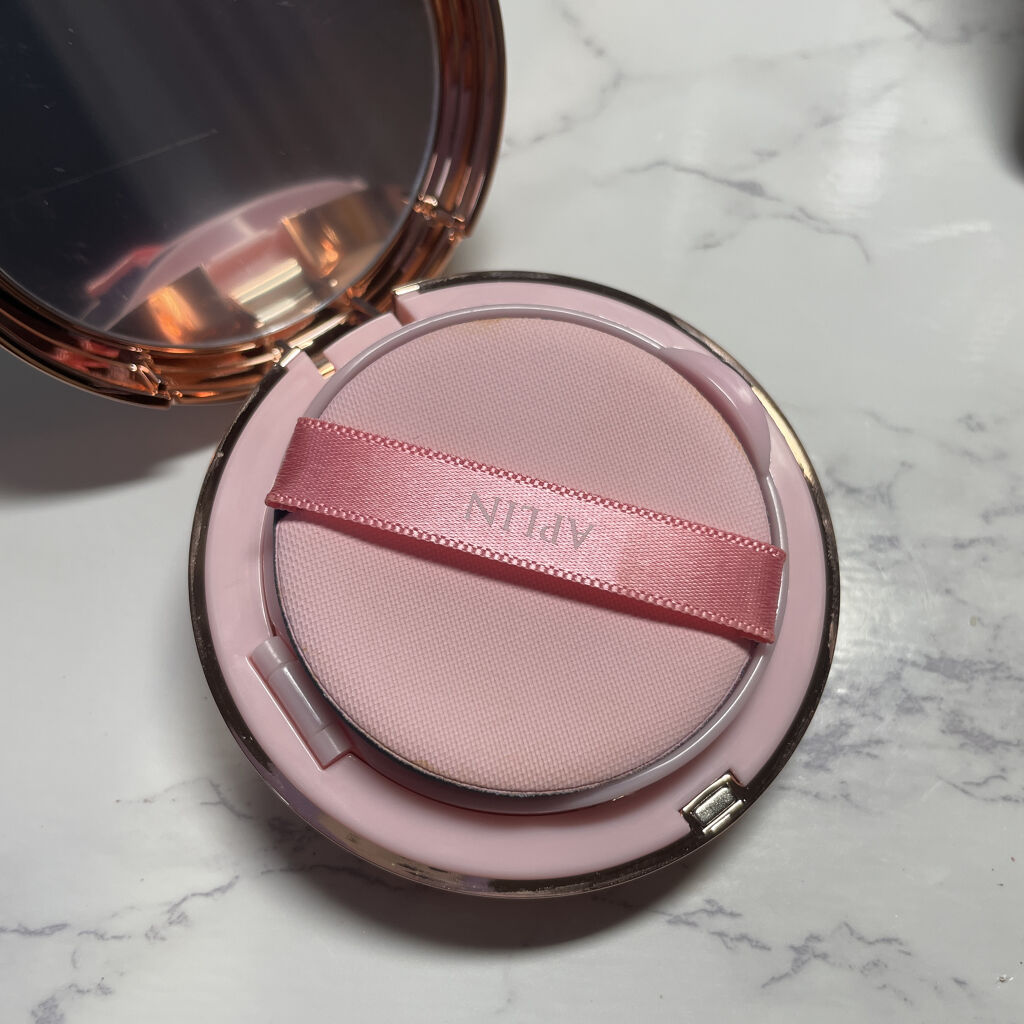 ピンクティーツリーカバークッション/APLIN/クッションファンデーションを使ったクチコミ（2枚目）