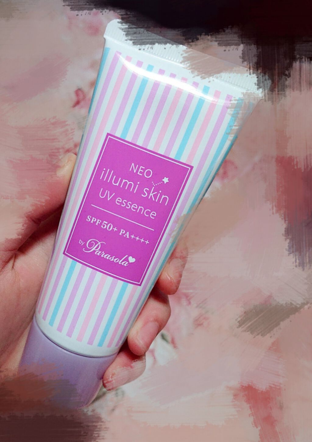 パラソーラ ネオイルミスキン UV エッセンス LV 【ネオイルミ ラベンダー】/パラソーラ/日焼け止め・UVケアを使ったクチコミ（1枚目）