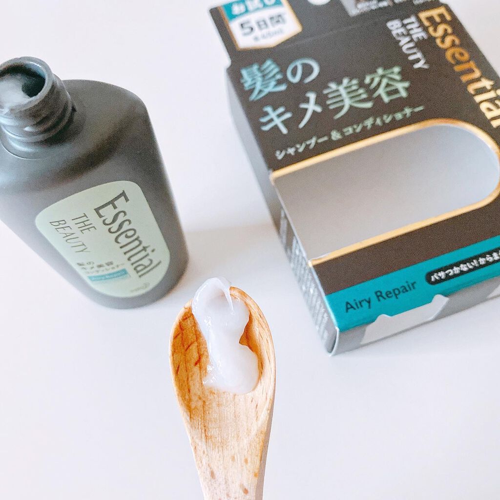 THE BEAUTY 髪のキメ美容シャンプー/コンディショナー<エアリーリペア> /エッセンシャル/シャンプー・コンディショナーを使ったクチコミ(3枚目)