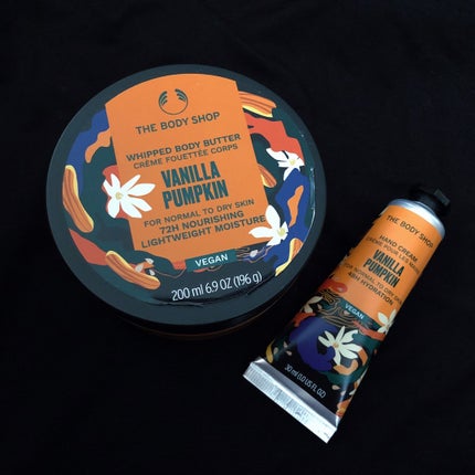 ホイップドボディバター バニラパンプキン/THE BODY SHOP/ボディクリームを使ったクチコミ(1枚目)
