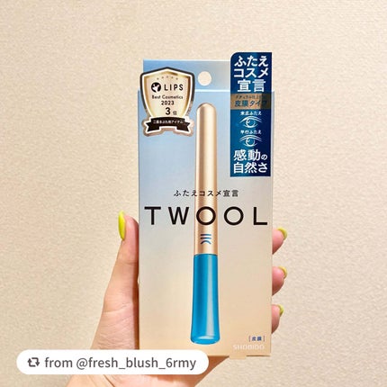 TWOOLダブルアイリッドハイブリットフィルム/SHOBIDO/二重まぶた用アイテムを使ったクチコミ(2枚目)