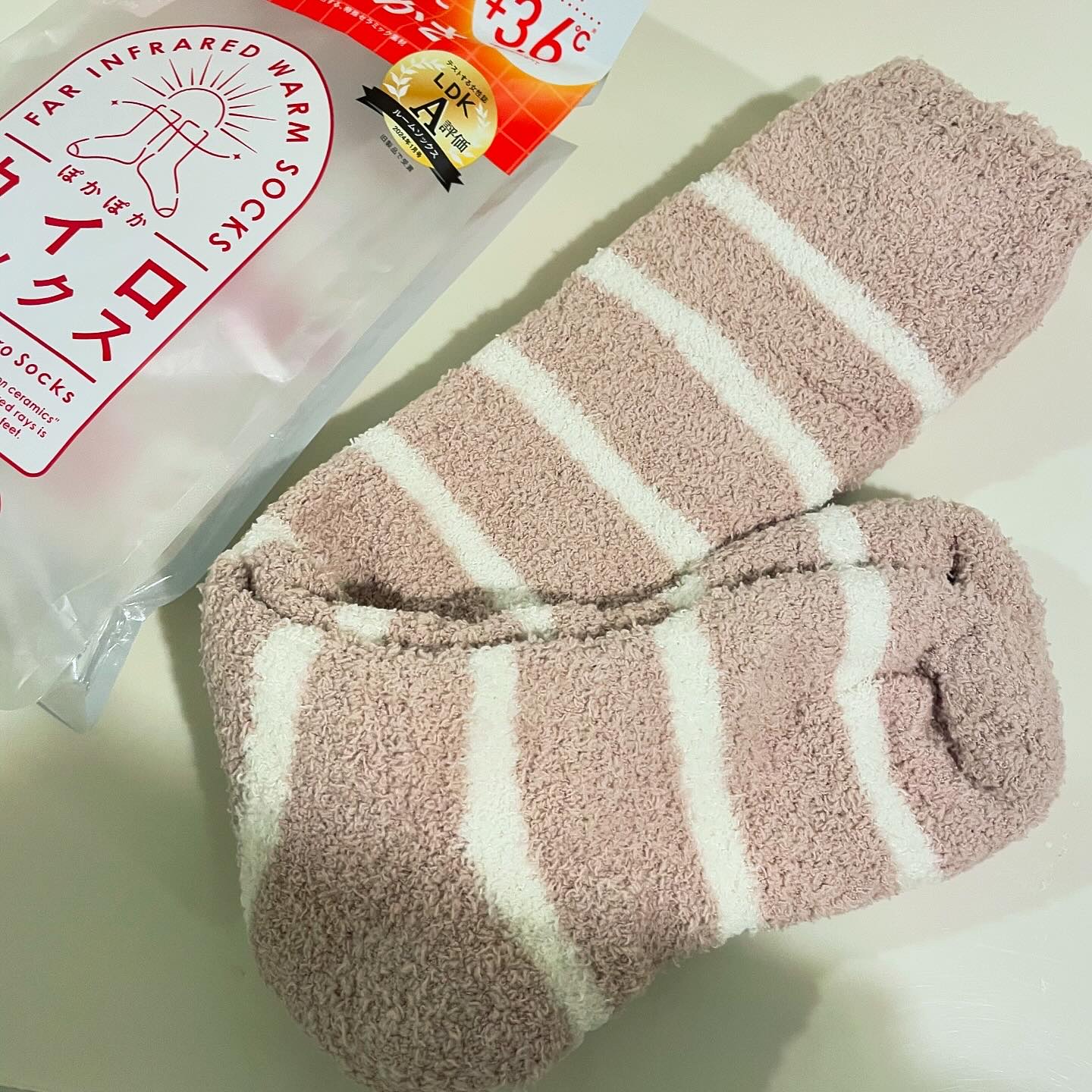 ぽかぽかカイロソックス S03 MOON MIST/カイロソックス/暖かい靴下を使ったクチコミ（2枚目）
