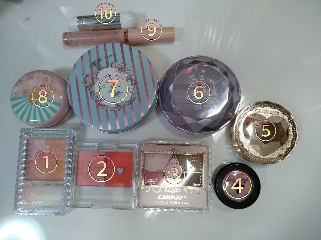 グロウフルールチークス/キャンメイク/パウダーチークを使ったクチコミ(2枚目)