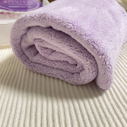 ヘアドライマイクロファイバータオル/ハホニコハッピーライフ/ヘアケアグッズを使ったクチコミ(4枚目)