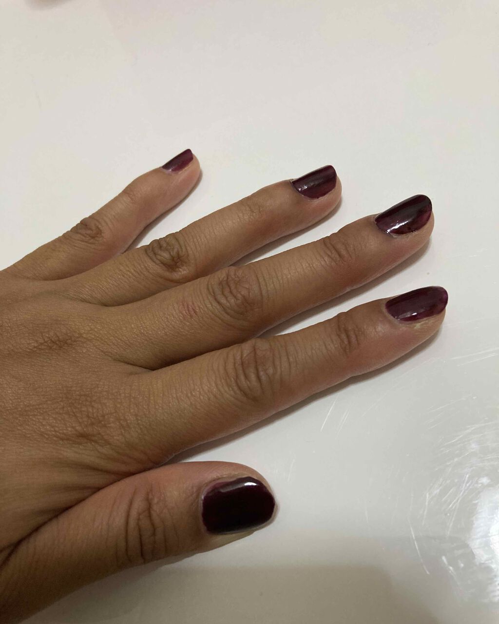 ディオリフィック グリッター トップ コート 001 ゴールデン スノー（生産終了）/Dior/ネイルトップコートを使ったクチコミ（2枚目）