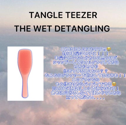 タングルティーザー ザ・アルティメットディタングラー/TANGLE TEEZER/ヘアブラシを使ったクチコミ(2枚目)