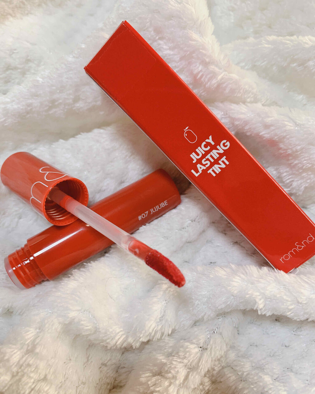ジューシーラスティングティント/rom&nd/リップティントを使ったクチコミ（1枚目）