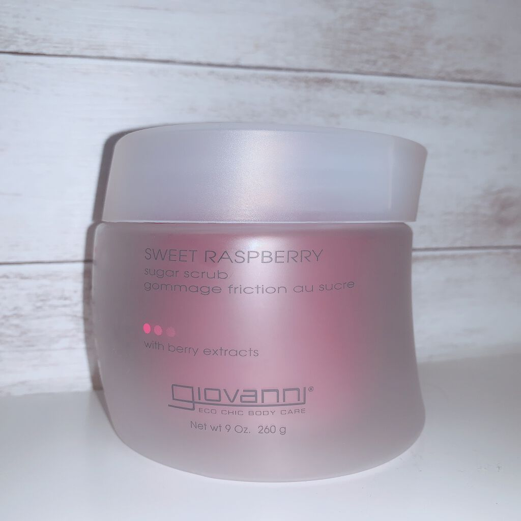 ジョヴァンニ シュガー ボディスクラブ スイートラズベリー/giovanni/ボディスクラブを使ったクチコミ（1枚目）