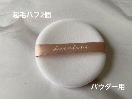 メイクアップパフ(ミニサイズ、4個、専用ケース付)/DAISO/パフ・スポンジを使ったクチコミ(5枚目)