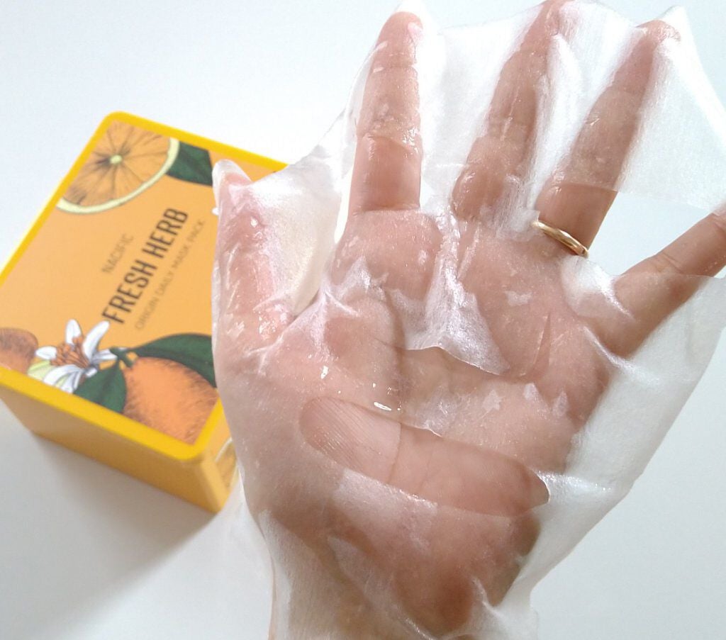 フレッシュハーブオリジンデイリーマスクパック/NACIFIC/シートマスク・パックを使ったクチコミ(3枚目)