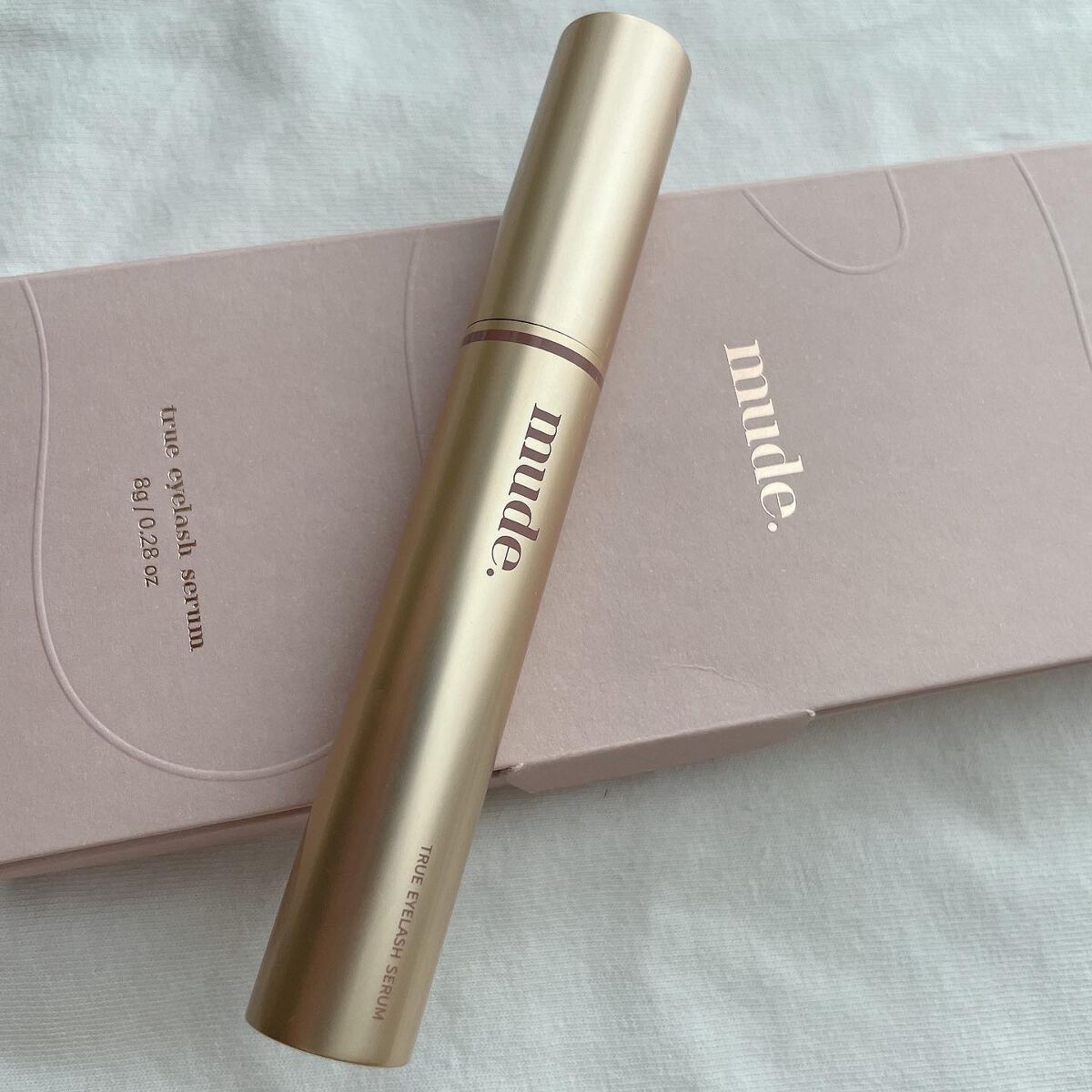 トゥルーアイラッシュセラム/mude./まつげ美容液を使ったクチコミ（1枚目）