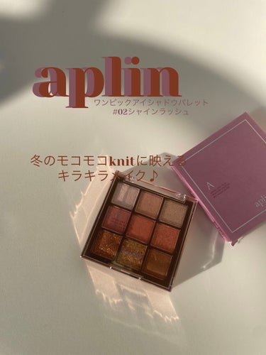 ワンピックアイシャドウパレット/APLIN/アイシャドウパレットを使ったクチコミ（1枚目）