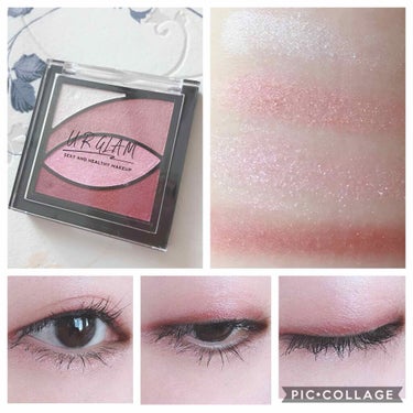 UR GLAM　VELVET EYE COLOR PALETTE/U R GLAM/パウダーアイシャドウを使ったクチコミ（2枚目）