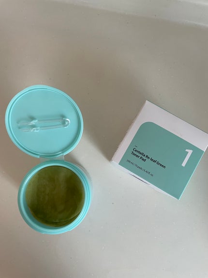 1番 シカ丸ごと水分整肌パッド/numbuzin/トナーパッドを使ったクチコミ(4枚目)