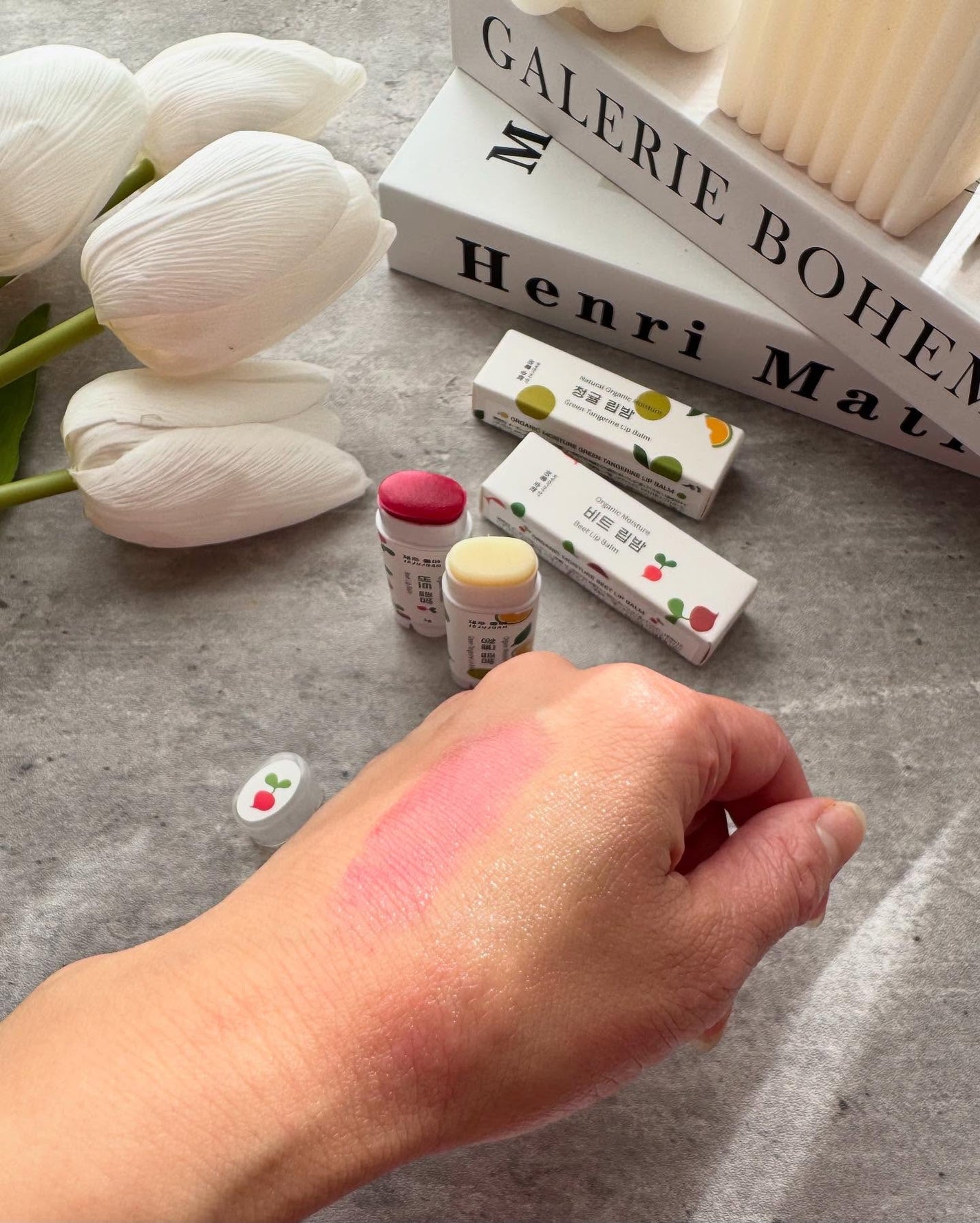 arisya08 on LIPS 「JEJUJOAHオーガニックモイスチャーリップクリーム👄青みか..」(4枚目)