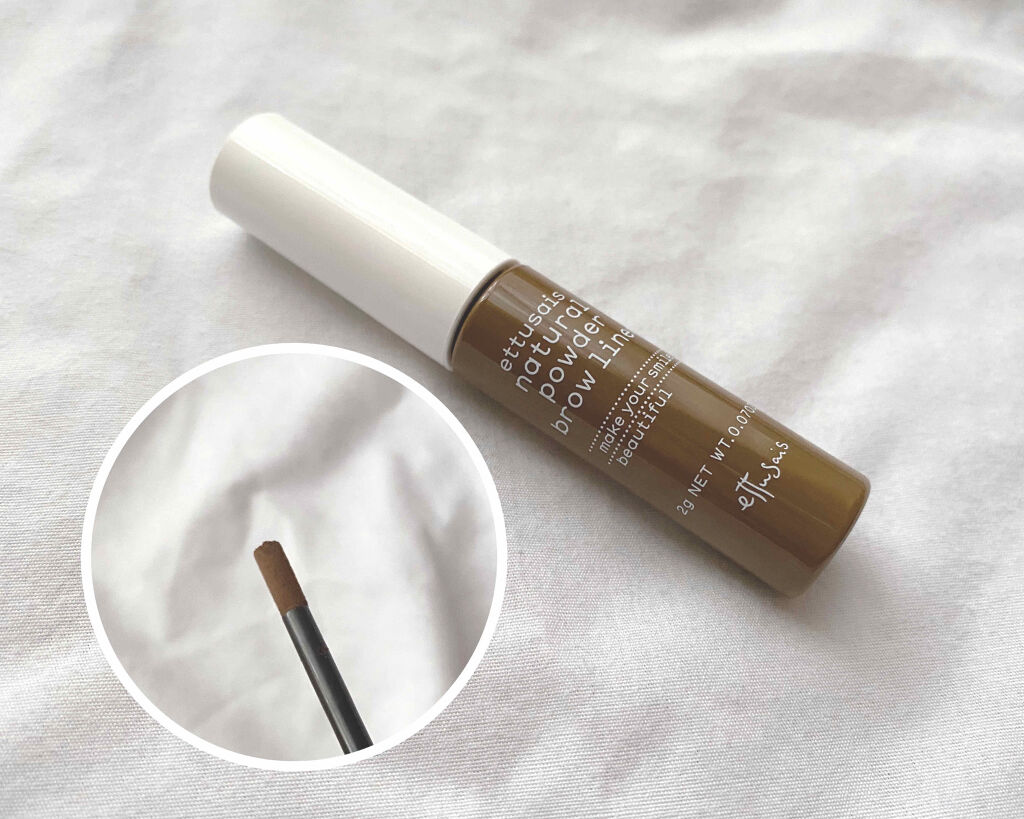 チップオン アイブロー/ettusais/パウダーアイブロウを使ったクチコミ（3枚目）