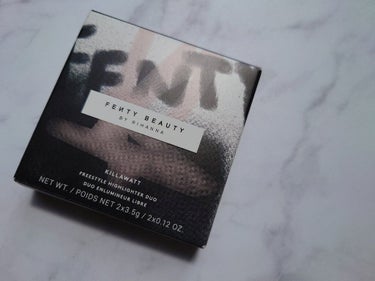 ＼初FENTY購入！／

あるブランドにハマってる自分ですが、こちらはずっと気になっていたブランド
fentybeauty のkillawatt です。

ハイライターで販売してますが、アイシャドウベー