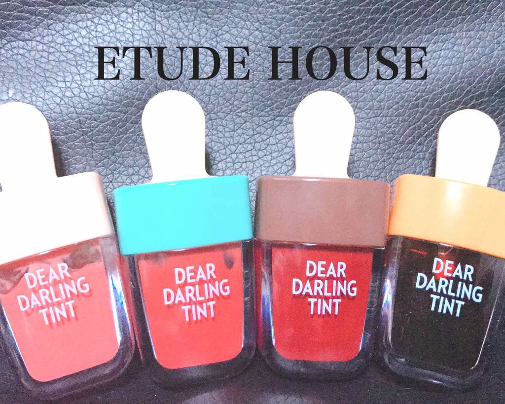 ディアダーリン ウォータージェルティント （アイスティント）/ETUDE/口紅を使ったクチコミ（1枚目）