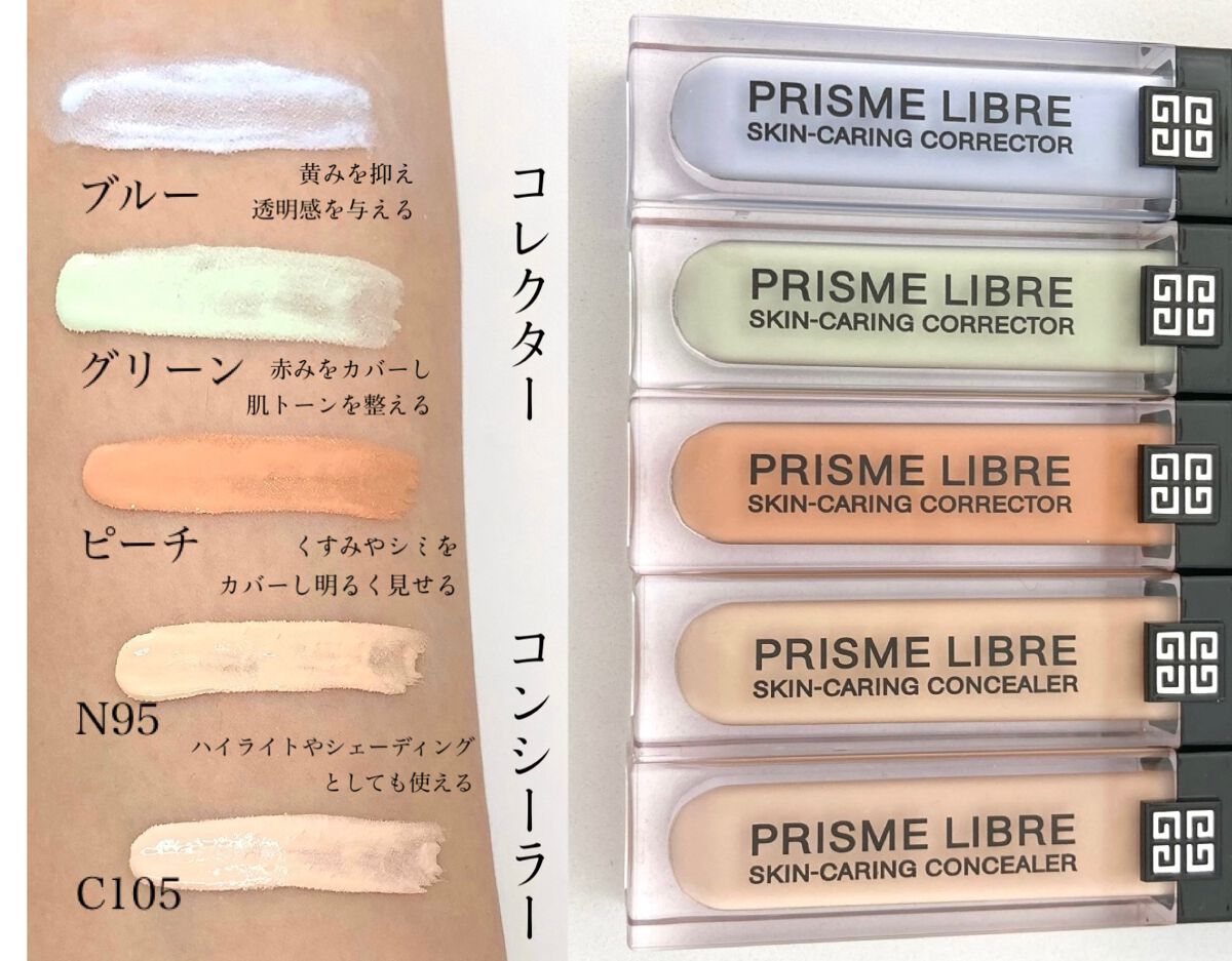 プリズム・リーブル・スキンケアリング・コンシーラー/GIVENCHY/リキッドコンシーラーを使ったクチコミ(3枚目)