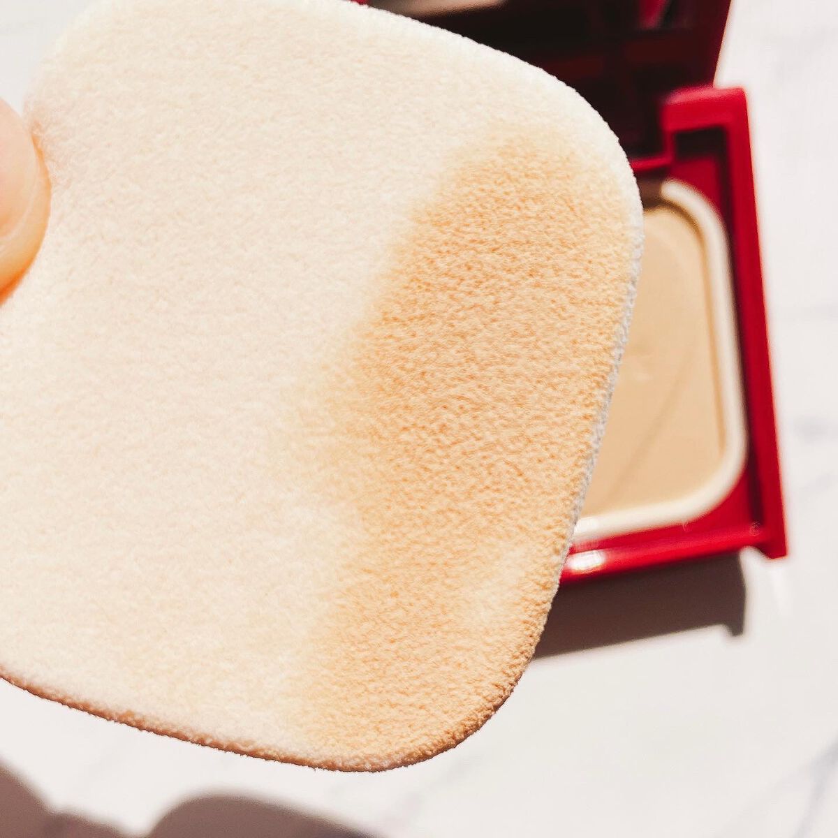 プロフィニッシュファンデーション/インテグレート/パウダーファンデーションを使ったクチコミ(7枚目)