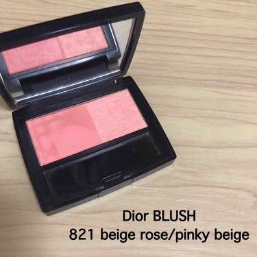 Dior ディオール ブラッシュのクチコミ「Dior ブラッシュ 
821 Beige Rose / Pinky Beige

⚠️これは.....」（1枚目）