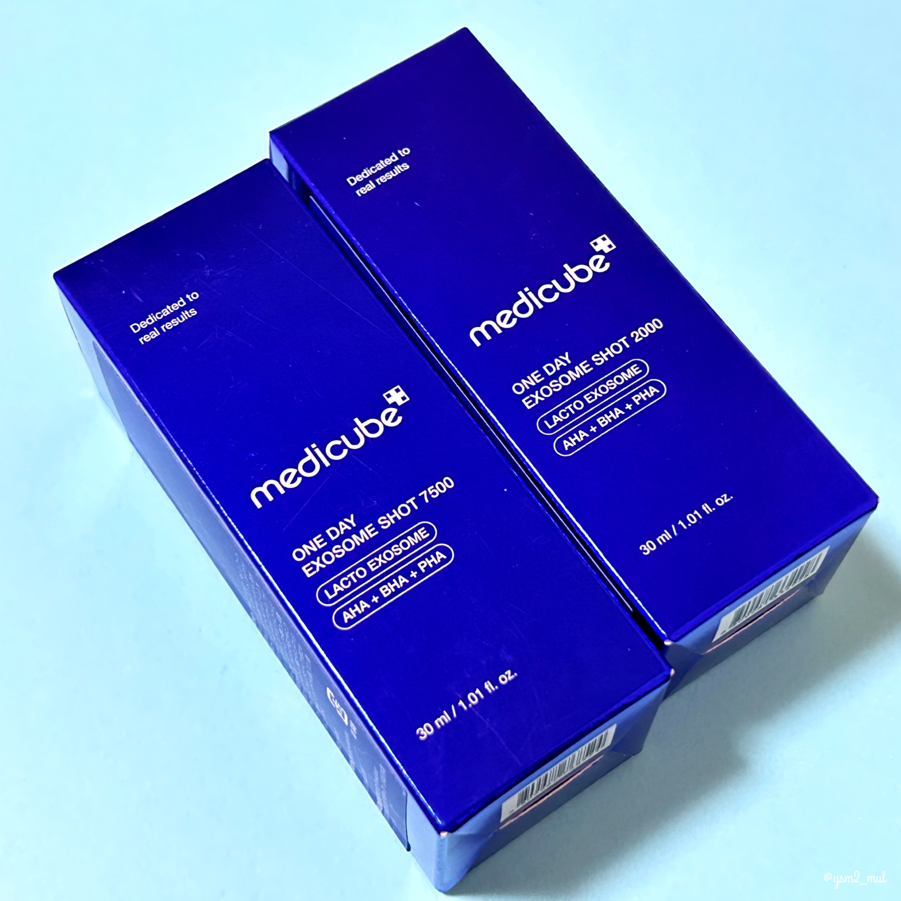 無針メソセラピー MEDICUBEの美容液 ゼロ1DAYエクソソームショット2000他、1商品を使った