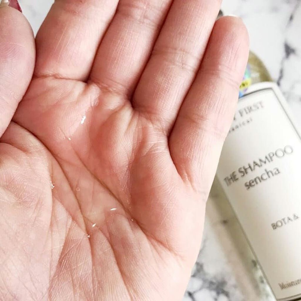 ボタアンド ザ シャンプー <sencha>/クオリティファースト/市販シャンプーを使ったクチコミ（3枚目）