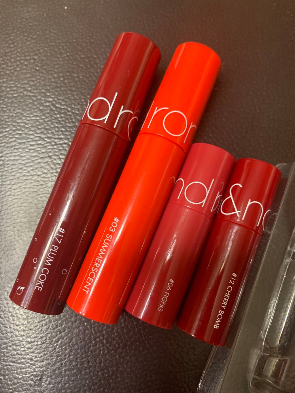 ジューシーラスティングティント/rom&nd/リップティントを使ったクチコミ(8枚目)