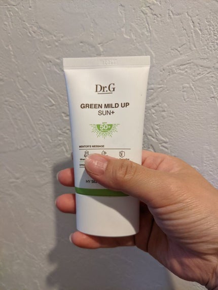 グリーンマイルドアップサンプラス/Dr.G/日焼け止めクリームを使ったクチコミ(1枚目)