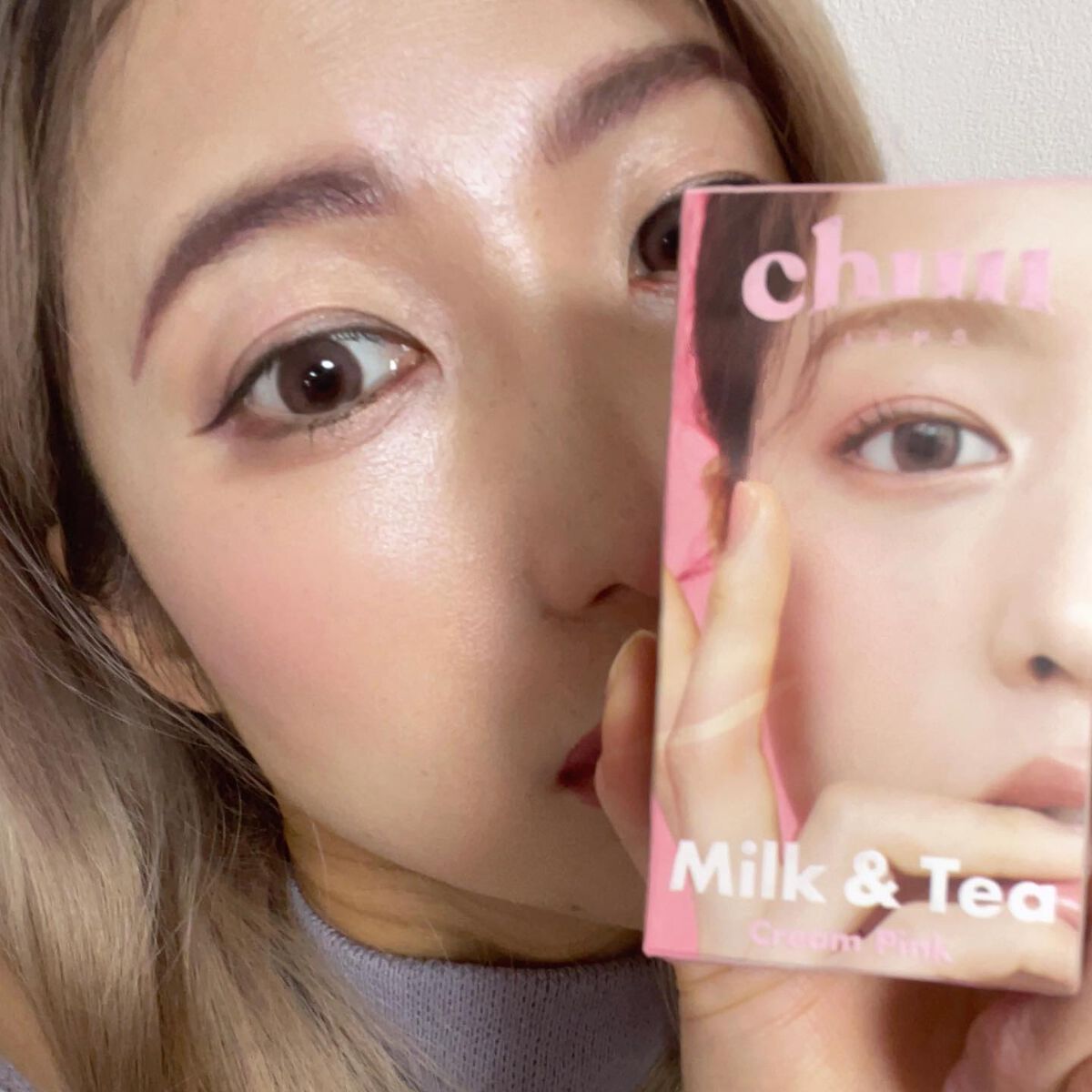 chuuLENS Milk&Tea 1day/chuu LENS/ワンデー(1DAY)カラコンを使ったクチコミ(2枚目)