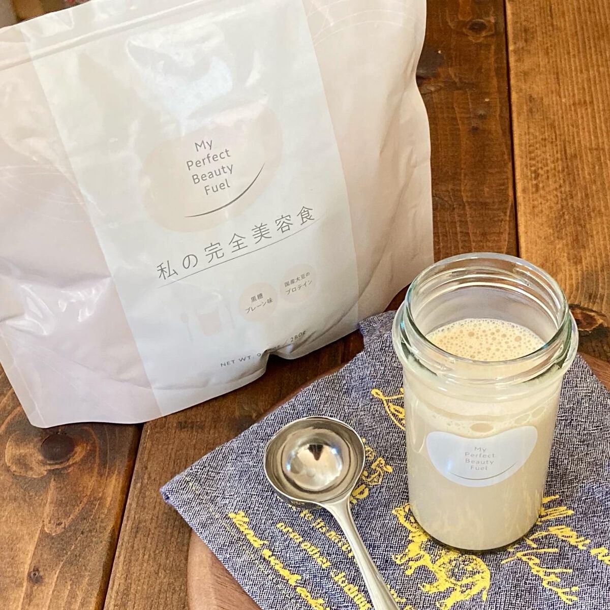 私の完全美容食 黒糖プレーン味 /私の完全美容食/ソイプロテインを使ったクチコミ（3枚目）