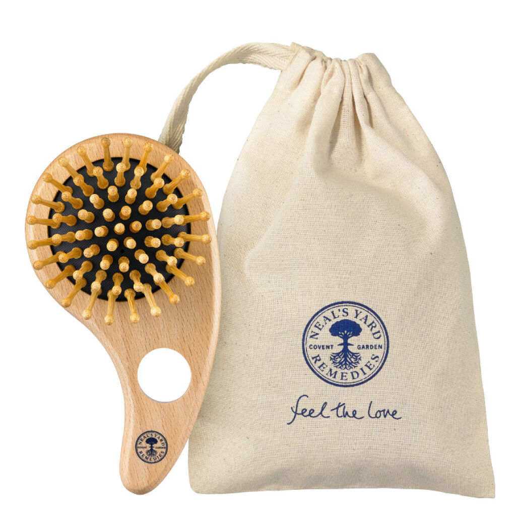 ヘアブラシ 小 （コットンバッグ入り） / ニールズヤード レメディーズ