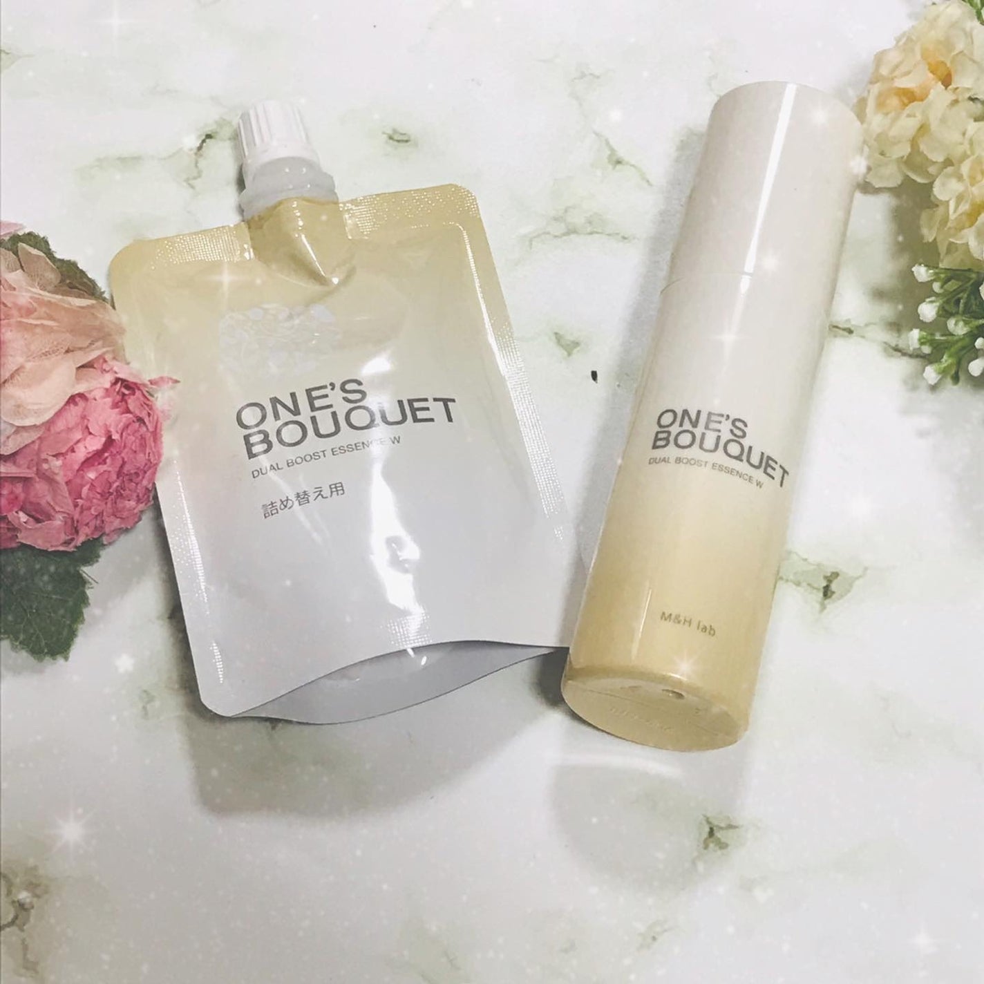ONE’S BOUQUET(ワンズブーケ デュアルブーストエッセンス W)/M&Hラボ/美容液を使ったクチコミ(2枚目)