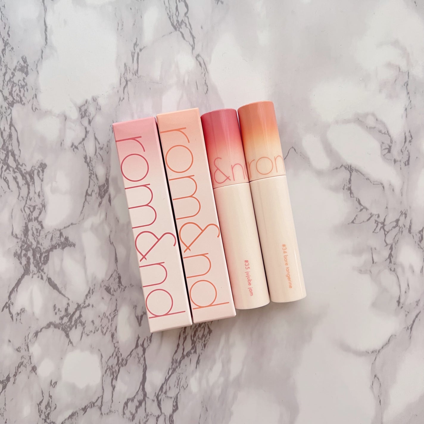 ジューシーラスティングティント/rom&nd/リップティントを使ったクチコミ(4枚目)