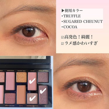 ボーン ディス ウェイ ザ ナチュラル ヌード アイシャドウ パレット/Too Faced/パウダーアイシャドウを使ったクチコミ（6枚目）