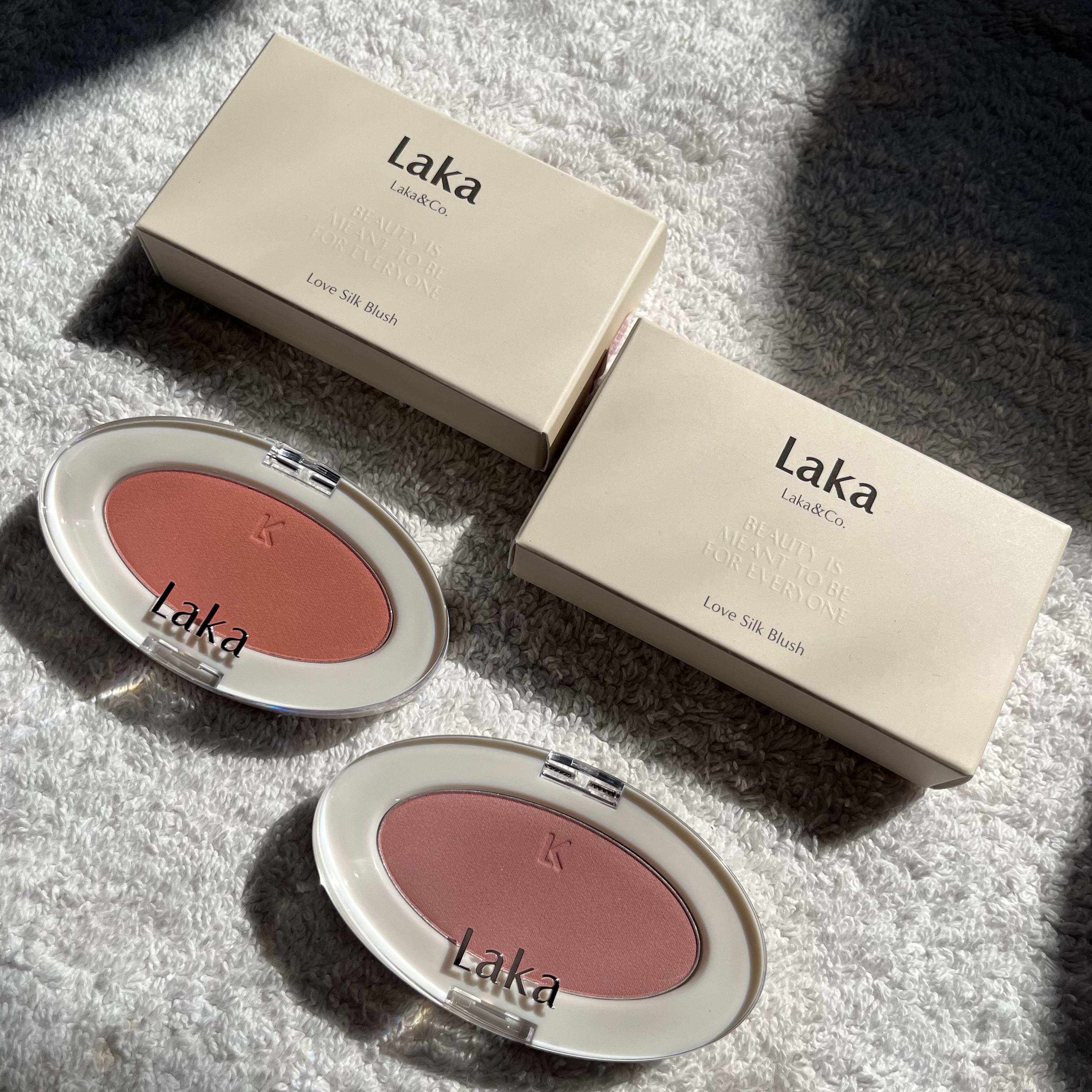 ラブシルクブラッシュ/Laka/パウダーチークを使ったクチコミ（1枚目）