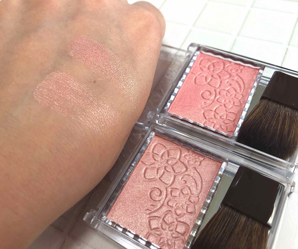 パールグロウチーク/CEZANNE/パウダーチークを使ったクチコミ(2枚目)