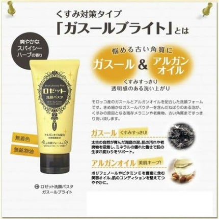 ロゼット 洗顔パスタ ガスールブライト/ロゼット/洗顔フォームを使ったクチコミ(1枚目)