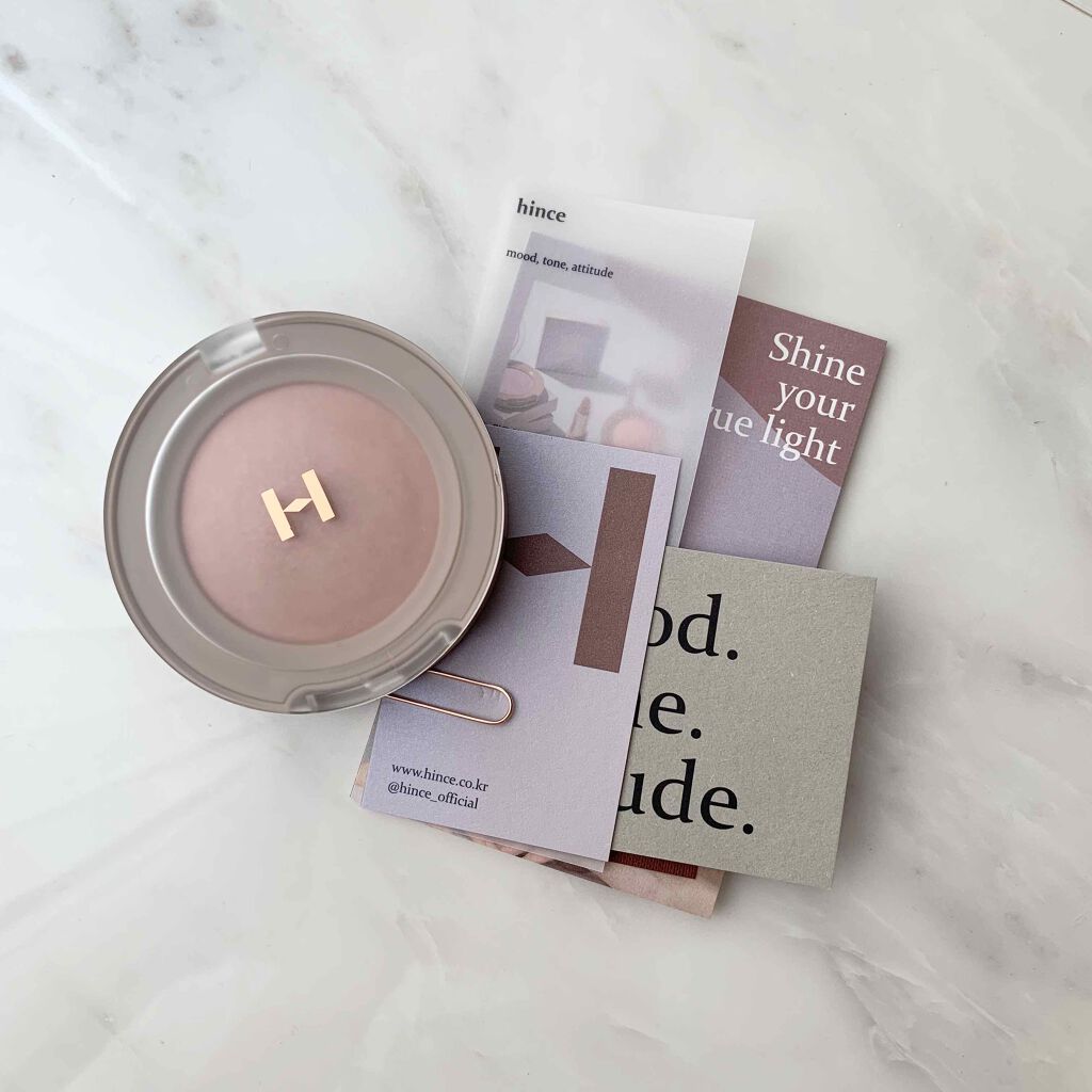 トゥルーディメンショングロウチーク/hince/パウダーチークを使ったクチコミ（1枚目）