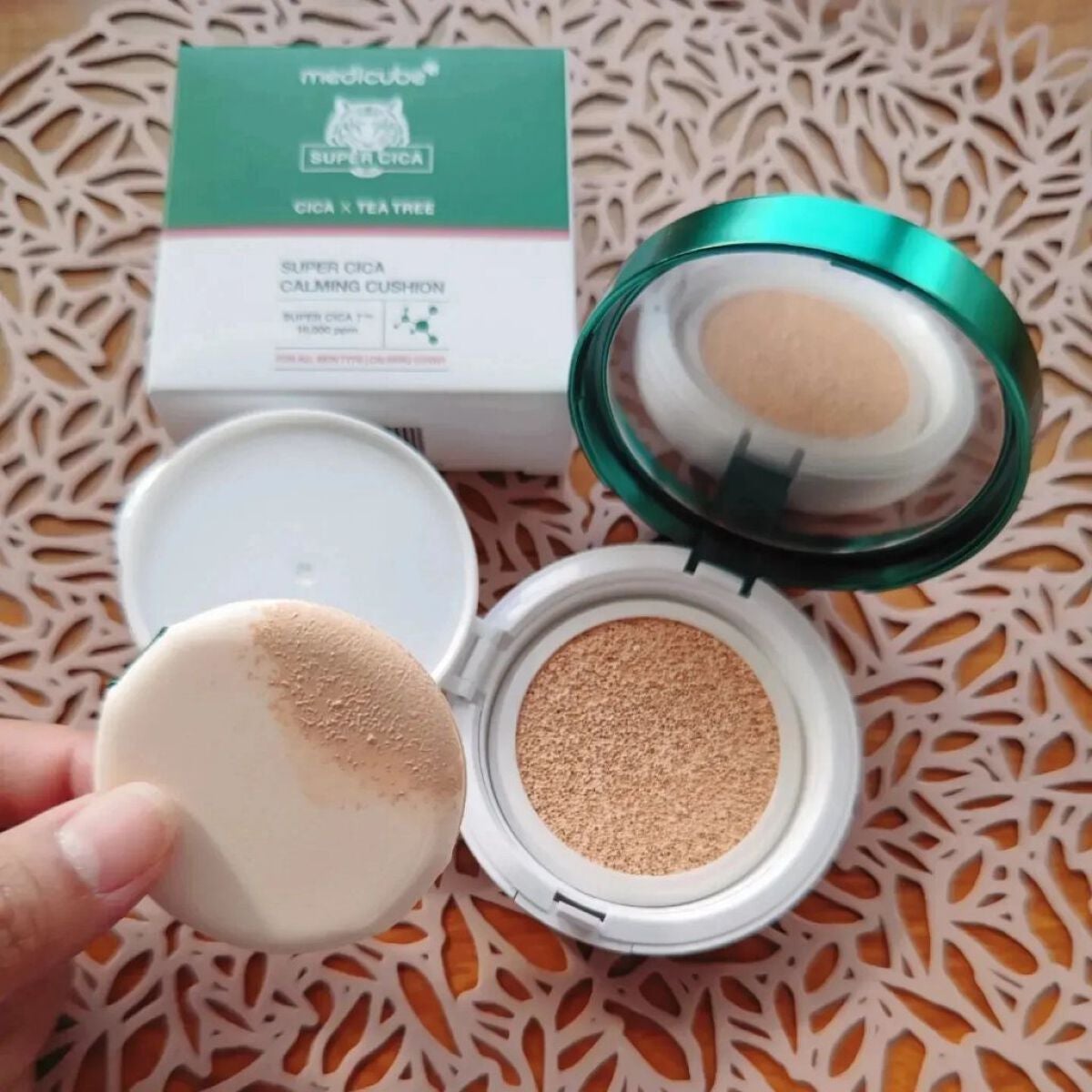 スーパーシカクッション/MEDICUBE/クッションファンデーションを使ったクチコミ(9枚目)