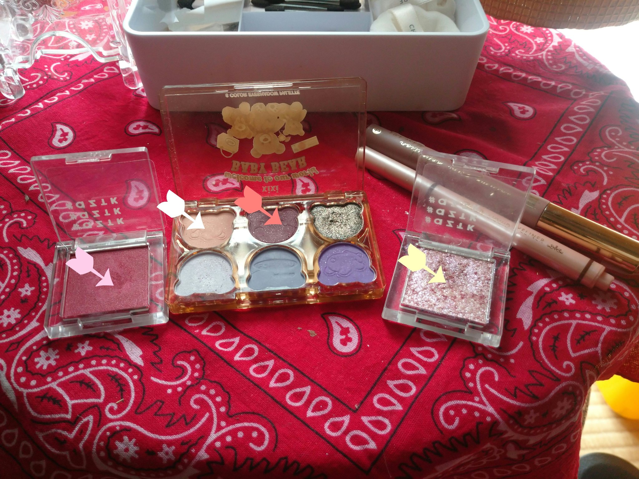 シングルアイシャドウ 02 クランベリードリーム/aZTK/単色アイシャドウを使ったクチコミ（1枚目）