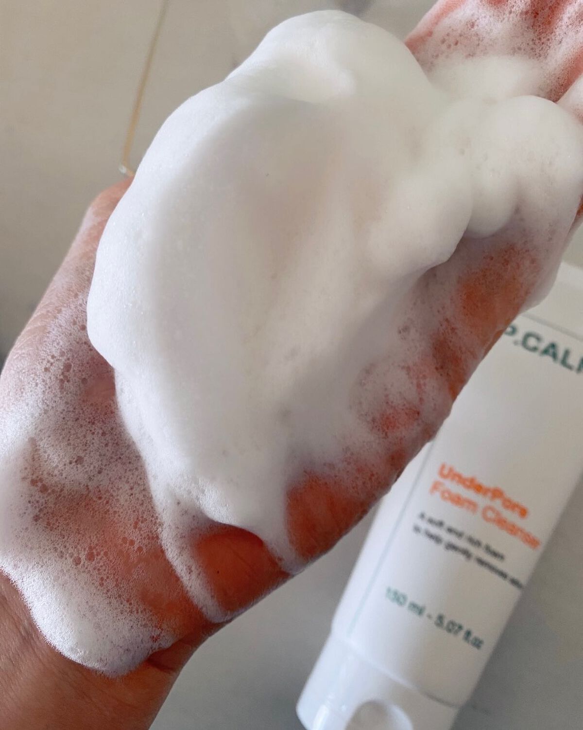 アンダーポアフォームクレンザー/P.CALM/洗顔フォームを使ったクチコミ(4枚目)