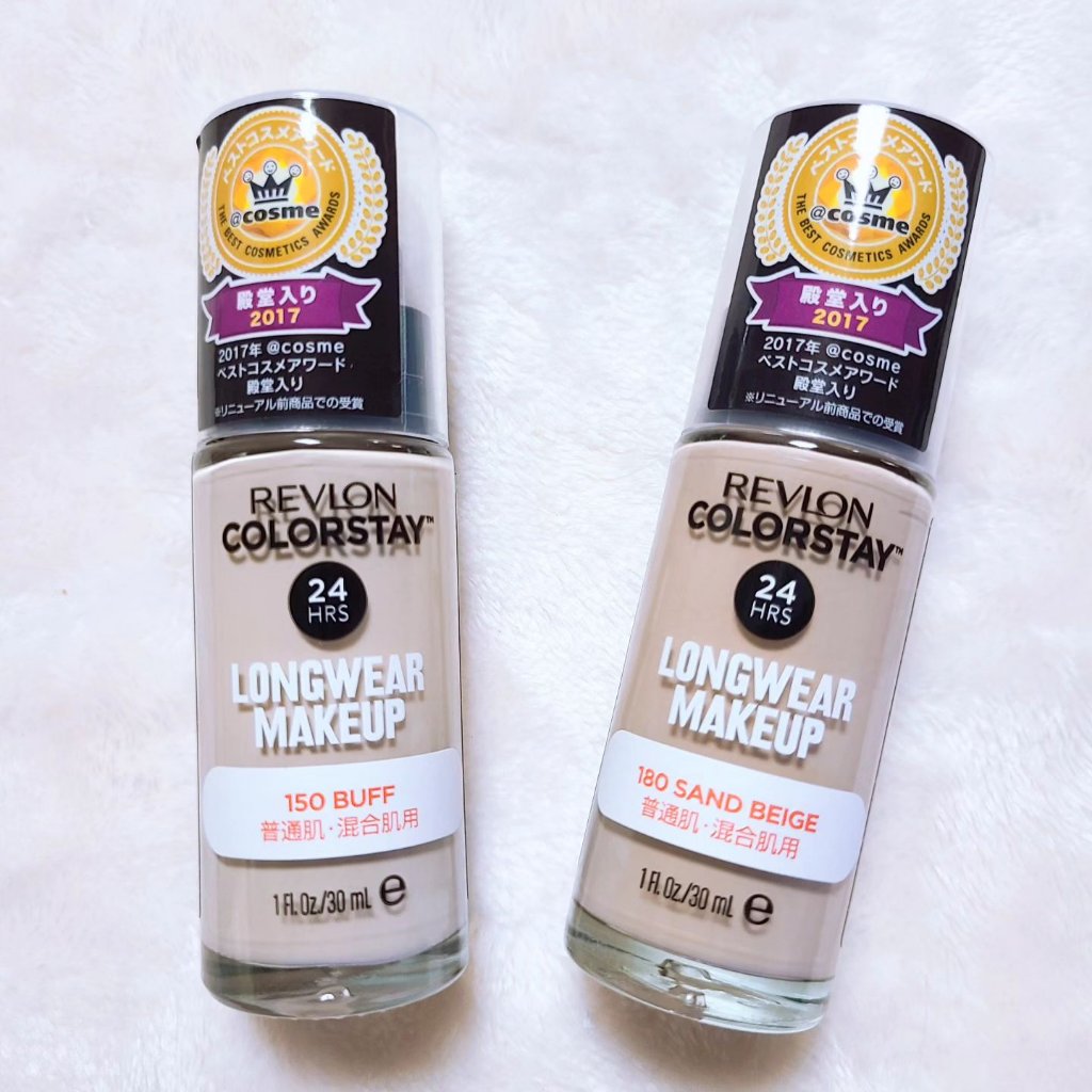 カラーステイ ロングウェア メイクアップ/REVLON/リキッドファンデーションを使ったクチコミ（2枚目）