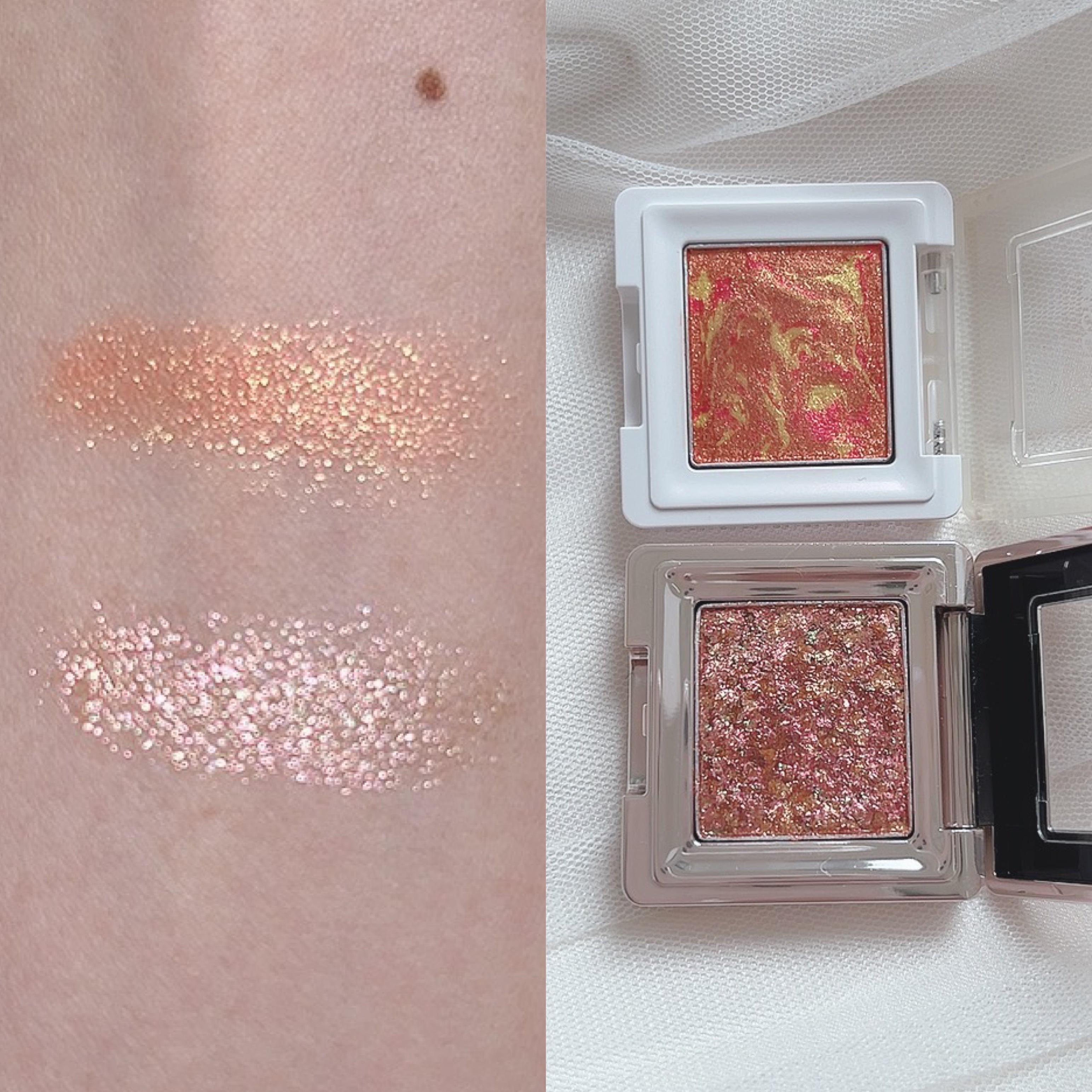 グリッタープリズム シャドウ GCR01/MISSHA/グリッターを使ったクチコミ（3枚目）