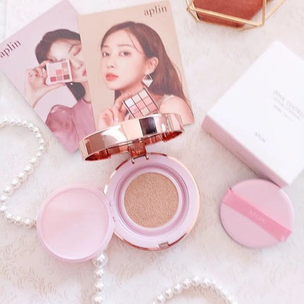 ピンクティーツリーカバークッション/APLIN/クッションファンデーションを使ったクチコミ(1枚目)