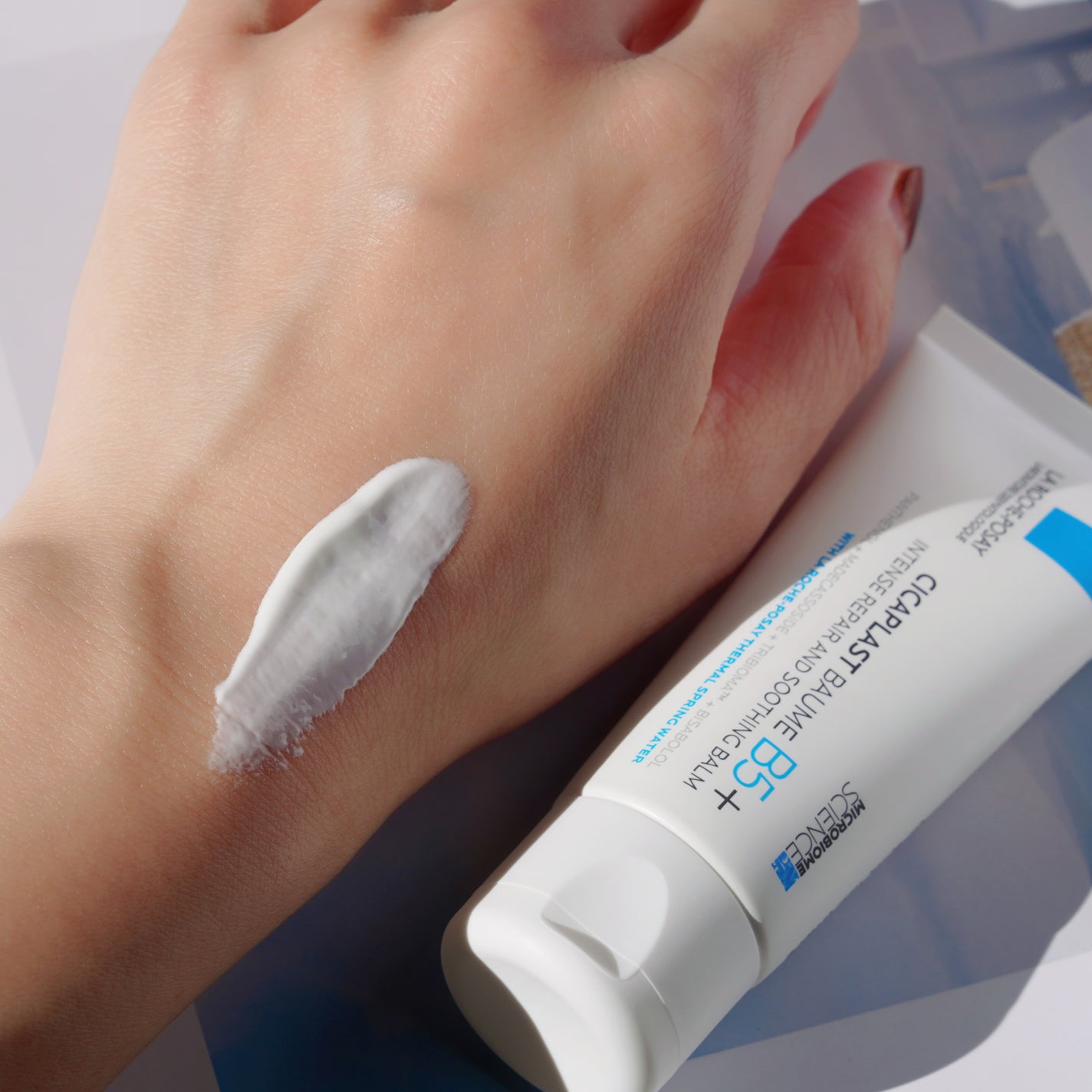 シカプラスト リペアクリーム B5+ /ラ ロッシュ ポゼ/フェイスクリームを使ったクチコミ(3枚目)