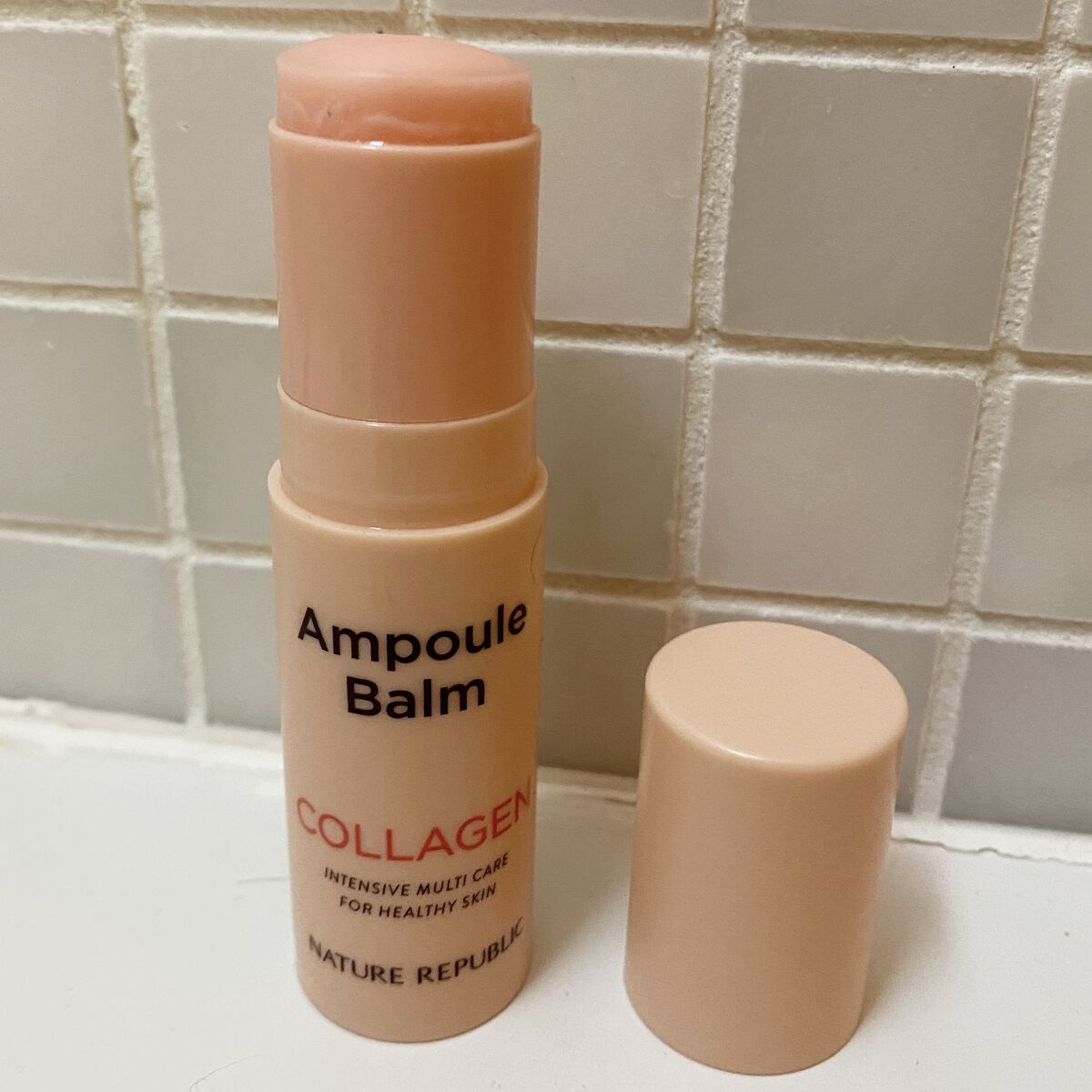 スティック美容液(コラーゲン)/ネイチャーリパブリック/フェイスバームを使ったクチコミ（1枚目）