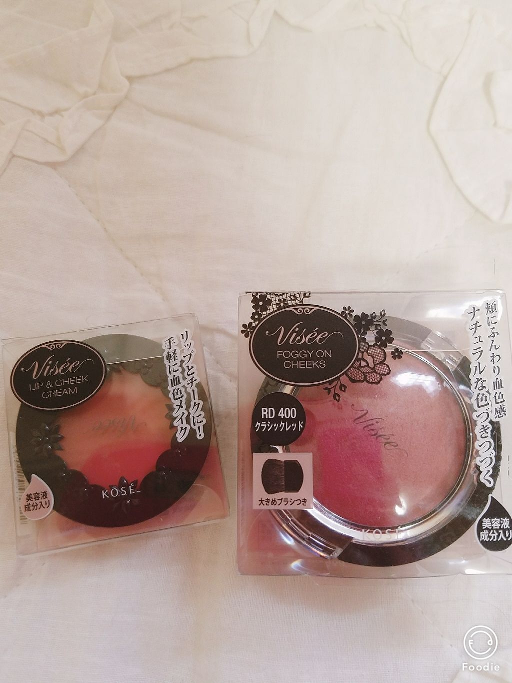 リシェ フォギーオン チークス/Visée/パウダーチークを使ったクチコミ（1枚目）