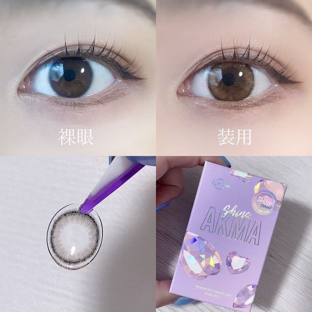 akma/AKMA by LENSME/カラーコンタクトレンズを使ったクチコミ(3枚目)