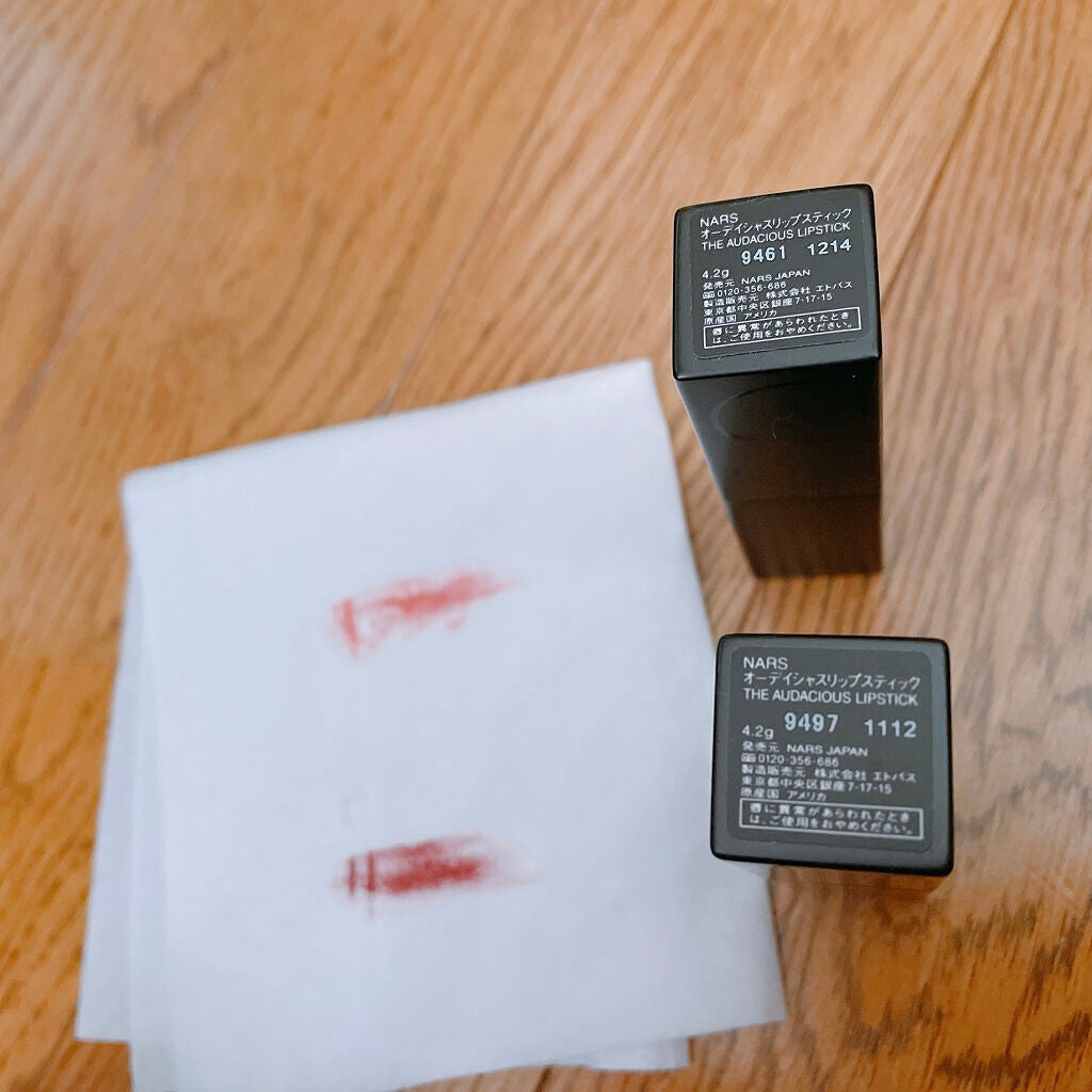オーデイシャスリップスティック/NARS/口紅を使ったクチコミ(3枚目)